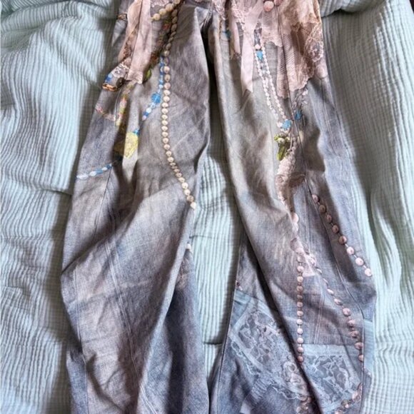 Acne Studio 3D print lace jeans 2006 - Picture 6 of 9